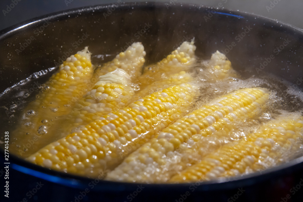 Sweet bread and butter corn on the cob Stock Photo Adobe Stock
