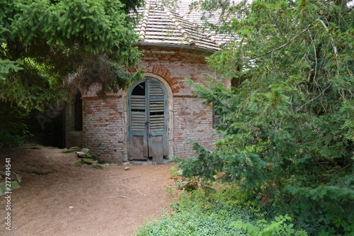 ruin of ancient garden house