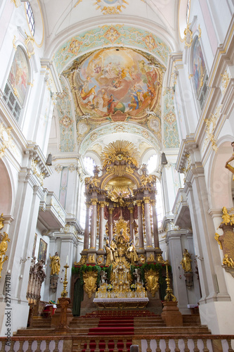 St Peter church or Peterskirche, Munich, Germany.