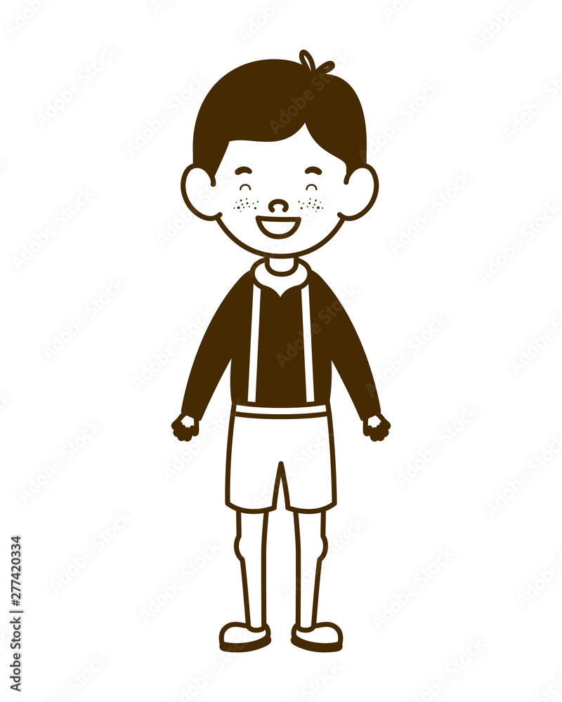 silhouette of student boy standing on white background silhouette of student boy standing on white background
