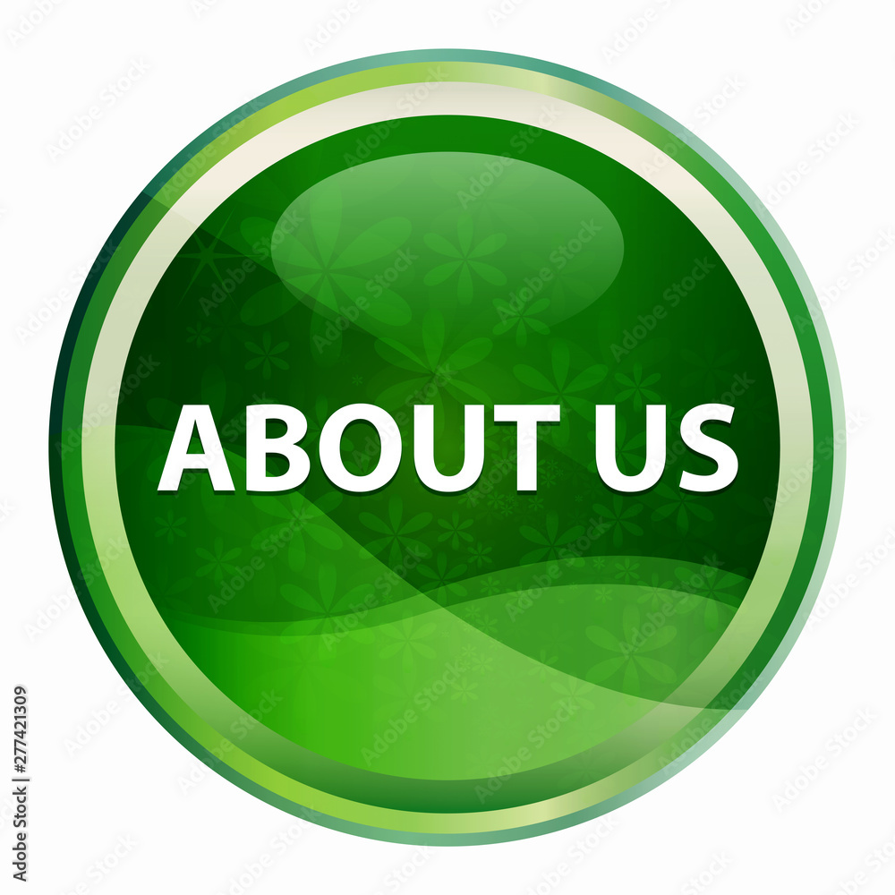 About Us Natural Green Round Button About Us Natural Green Round Button