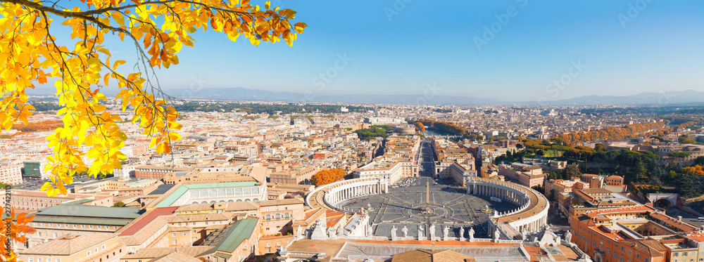 Obraz premium Saint Peter's Square, Vatican, Rome, Italy