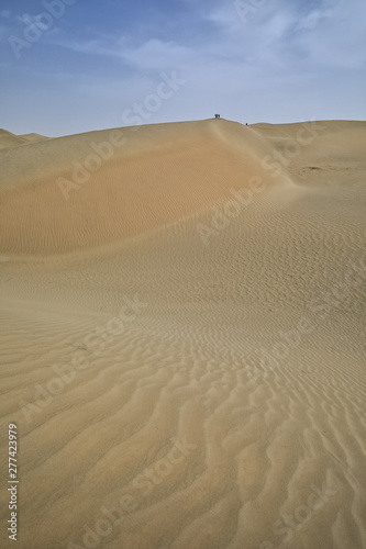 Shifting sand dunes-Takla Makan Desert. Yutian Keriya county-Xinjiang Uyghur region-China-0321