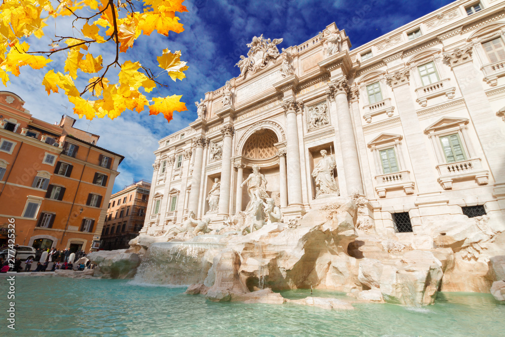 Fountain di Trevi in Rome, Italy