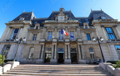 The town hall of Saint-Maur-des-Fosses city . it is a commune in the southeastern suburbs of Paris, France. photo