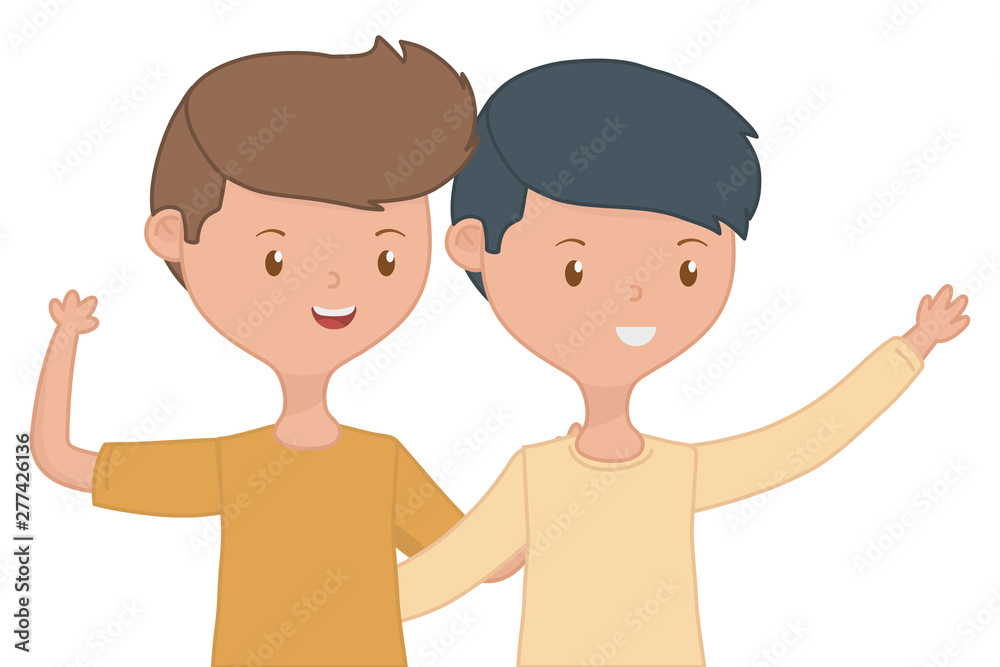 Teenage boys friends design vector illustrator Teenage boys friends design vector illustrator