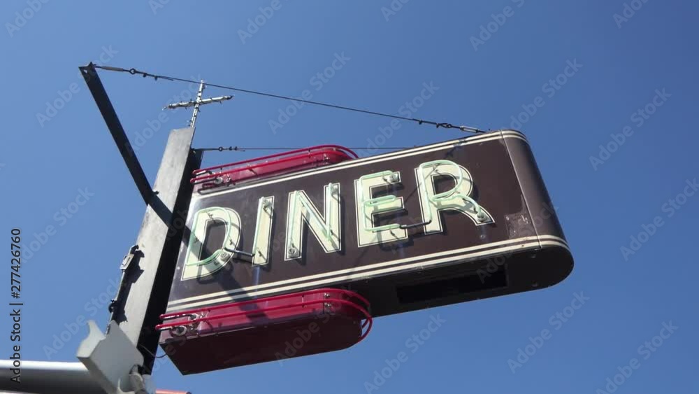 Schild Diner USA