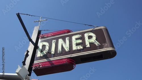 Schild Diner USA