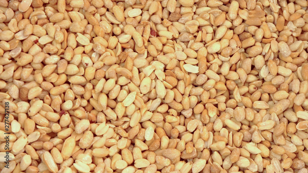 top view fried peanuts beautiful yellow color manufacturing sweets close up top view fried peanuts beautiful yellow color manufacturing sweets close up