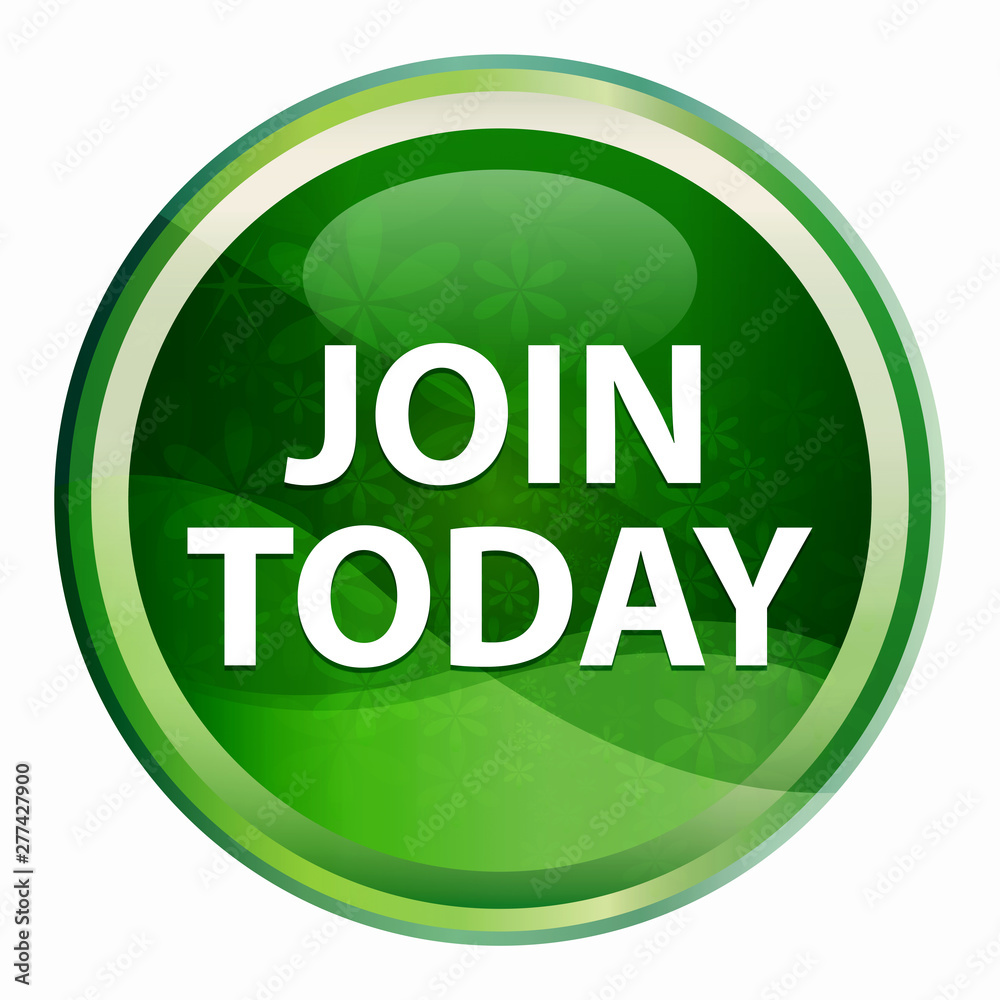 Join Today Natural Green Round Button Join Today Natural Green Round Button