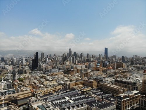Beirut city   Lebanon. Photo from above by DJI.
