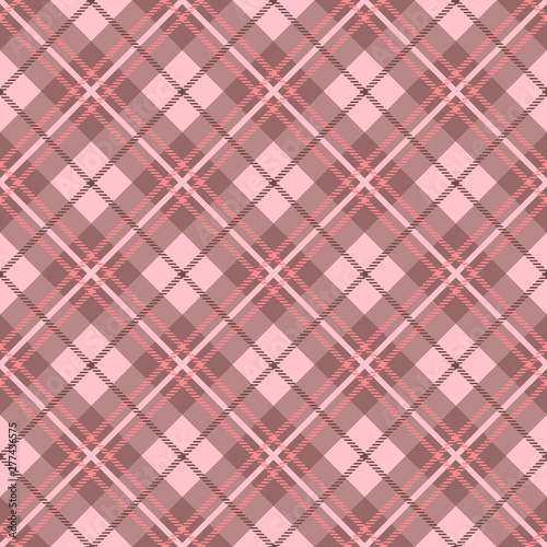 Seamless tartan pattern vector
