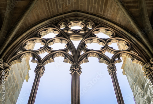 Tableau sur toile Ventanal en iglesia
