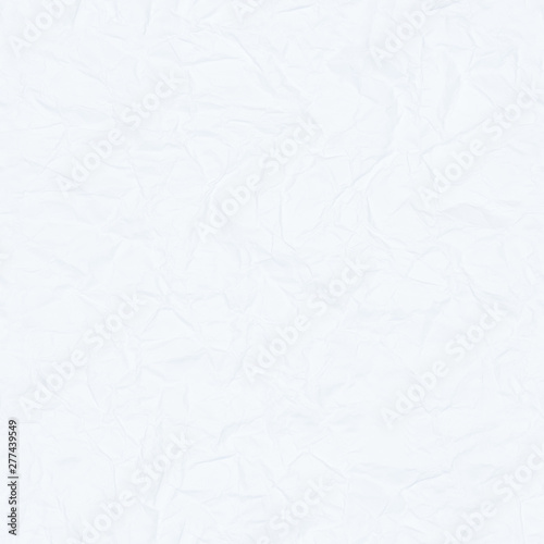 Fototapeta Naklejka Na Ścianę i Meble -  Seamless white texture crumpled na  paper for background ,wallpaper ,cardboard surface. packaging material of paper box or gift ,natural decoration design for background or wallpaper seamless concept 