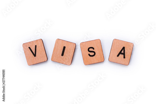 The word VISA