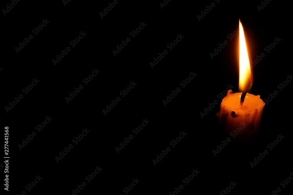 candle in the dark
