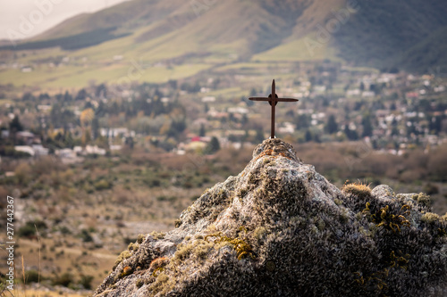 cross on the mountain photo