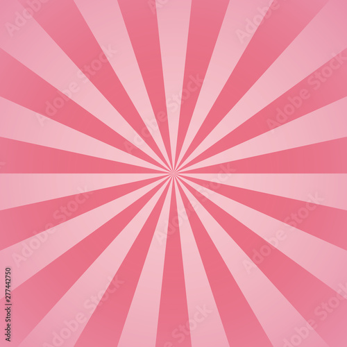 Pink radial beams and rays abstract lines girly background