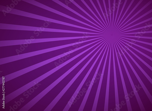 Purple radial rays abstract lines background