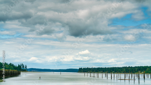 Wallpaper Mural Paddle Board Puget Sound Torontodigital.ca