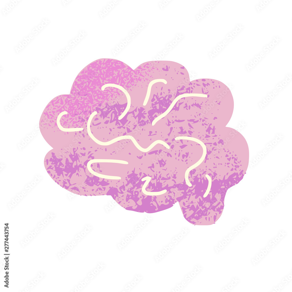 Cognitive science concept. Set of vector elements.