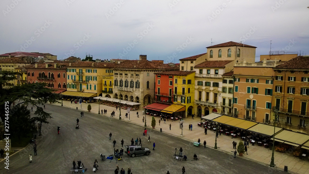 square of verona in front off arena