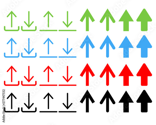 矢印　アイコン　矢　線