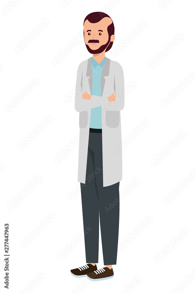 professional doctor medicine worker character professional doctor medicine worker character