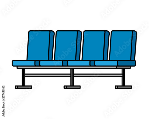 waiting room set chairs icons