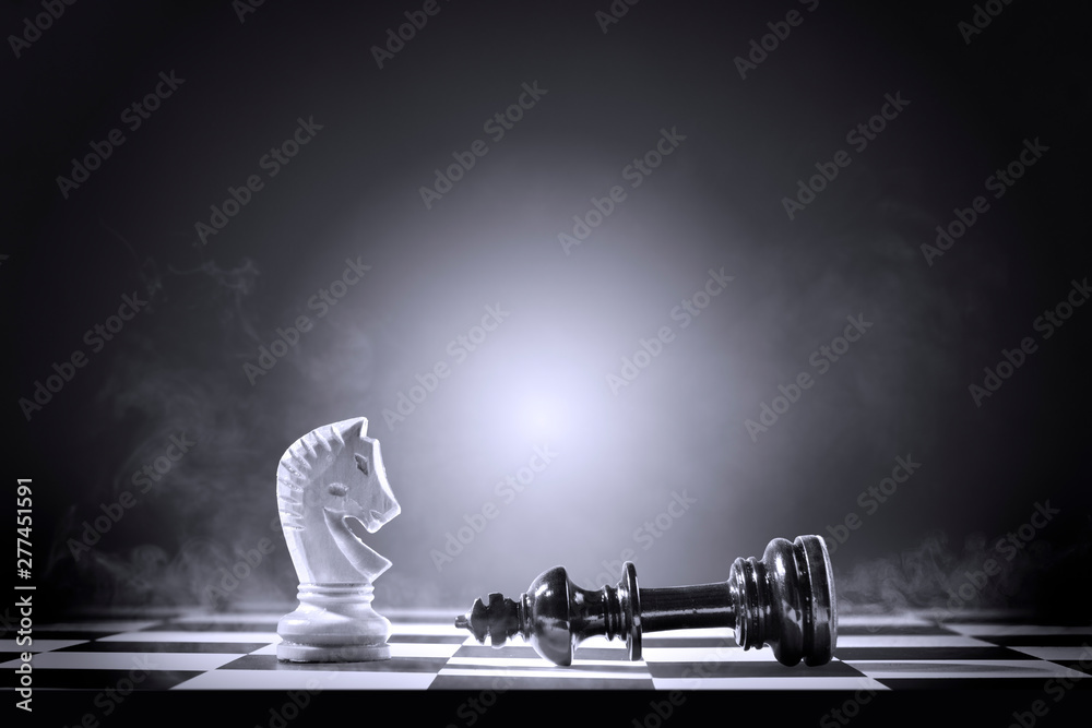 Download Caption: The Pensive Chess King in Defeat Wallpaper