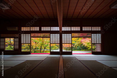 京都 圓光寺の紅葉 