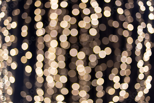 Golden Lights Boken background.