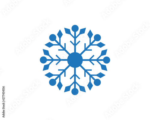 Snowflakes Logo Template