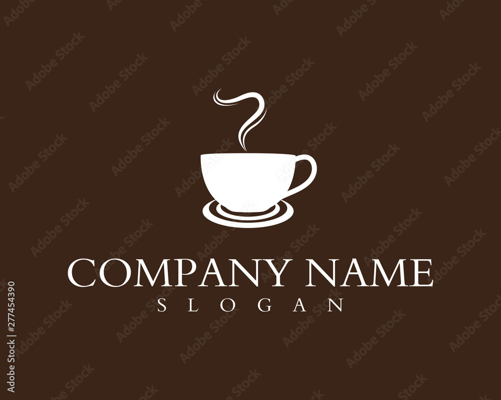 Coffee cup Logo Template vector icon Coffee cup Logo Template vector icon