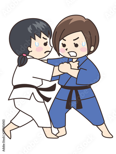 柔道家の女性