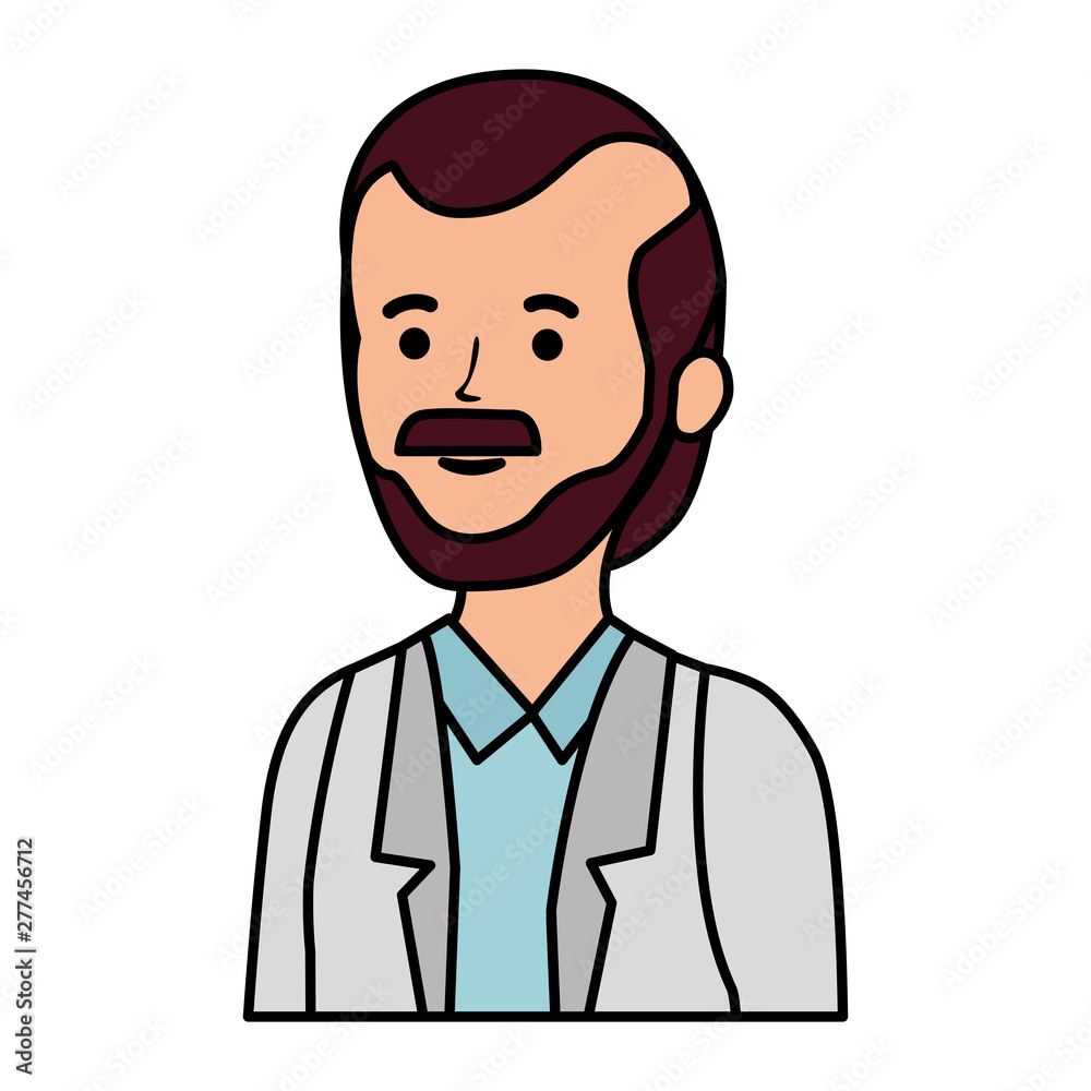 professional doctor medicine worker character