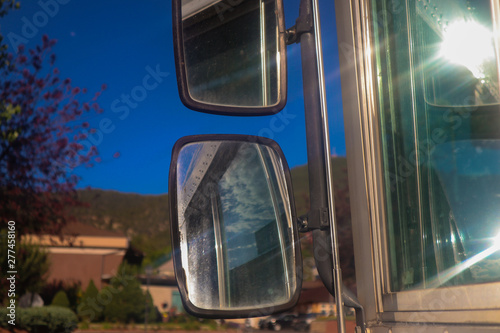 Old School Bus in the mountains 