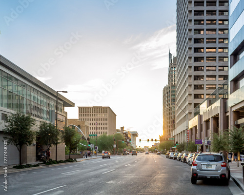 Downtown Phoenix at Sunset