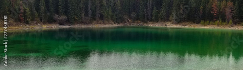 Green Lake with Forest Valley of Five Lakes Jasper, Alberta