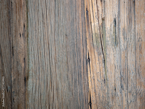 Close up details of old weathered wood background on an historic cabin in Goodsprings  Nevada  USA.