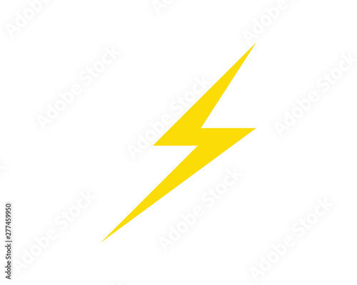 Lightning logo vector illustration