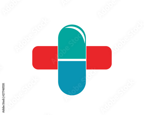 cross drugstore medical pharmacy logo