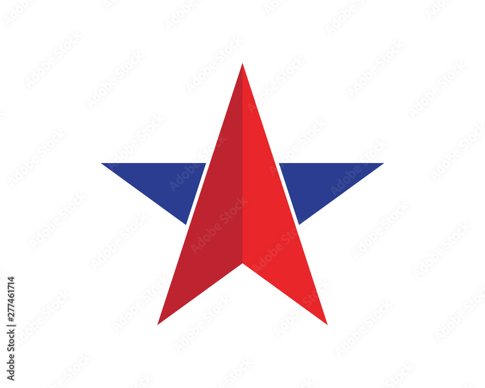 Star logo template vector icon illustration Star logo template vector icon illustration