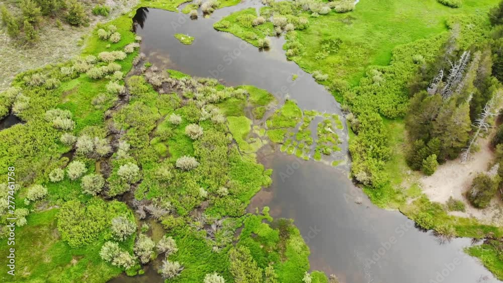 Flying Over Perazzo Meadows - Aerial Drone. Flying Over Perazzo Meadows - Aerial Drone.