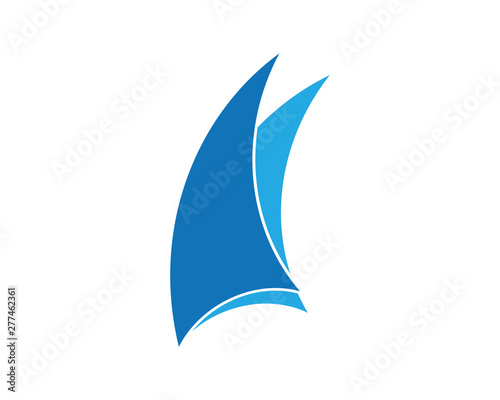 Ocean cruise liner ship silhouette simple linear