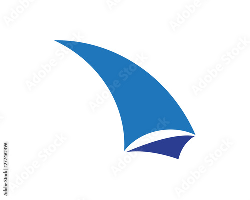 Ocean cruise liner ship silhouette simple linear