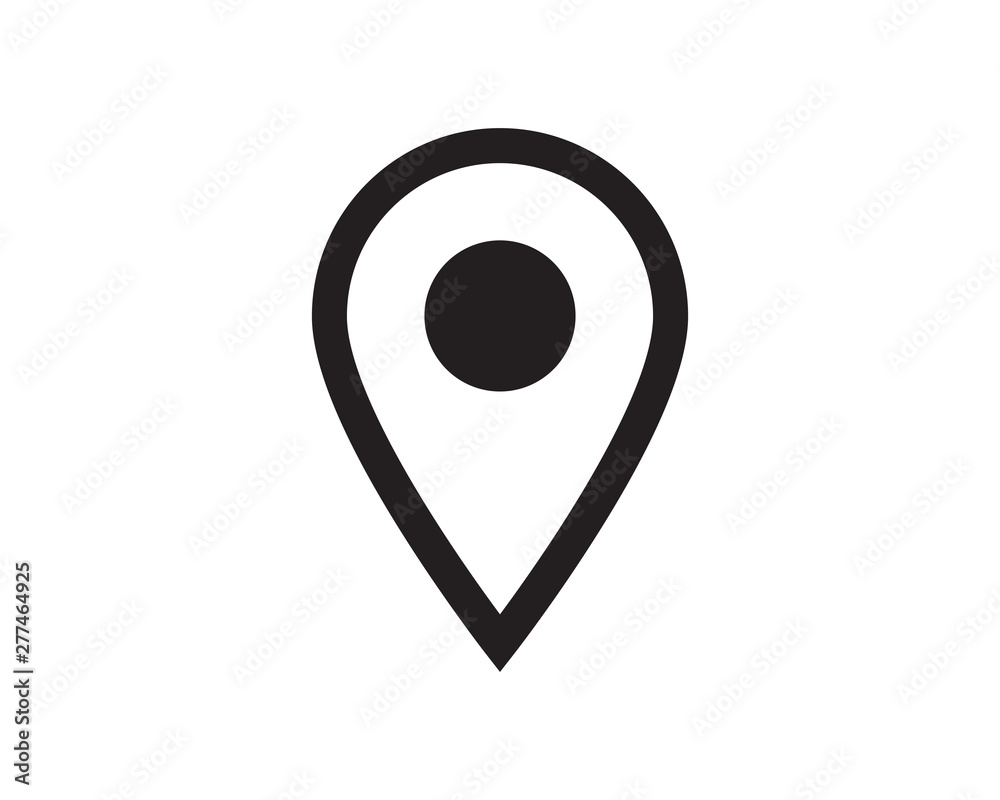 Location point Logo template vector icon illustration