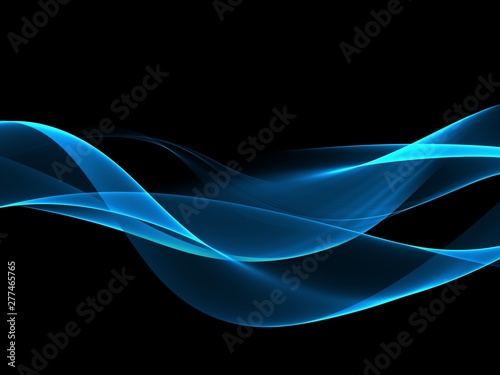 Abstract Business Soft Blue Wave Template Brochure Flyer Background 