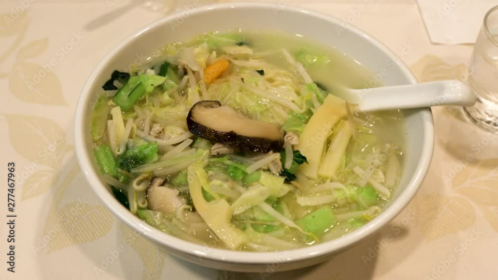 Traditional Japanese food, steaming hot Ramen in Tokio, Tokyo, Japan, Asia Traditional Japanese food, steaming hot Ramen in Tokio, Tokyo, Japan, Asia