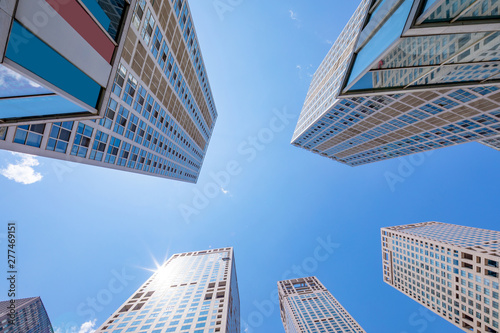 modern skyscrapers in Beijing  China